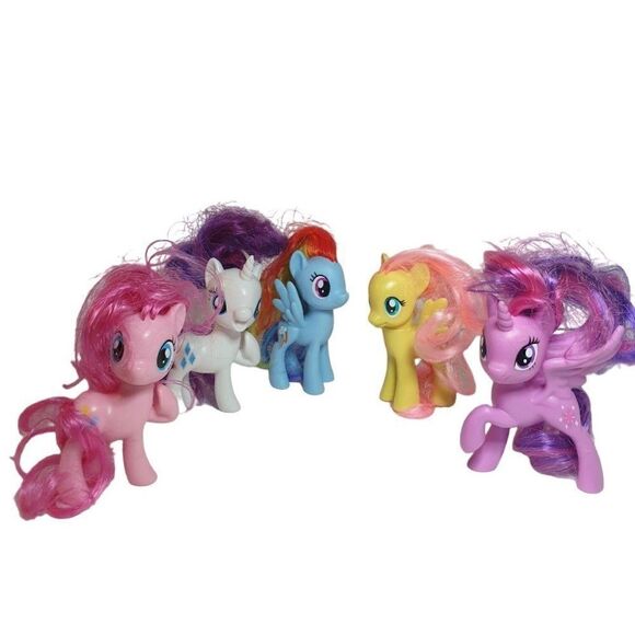 My Little Pony 5 Piece Variety Pony Figures Playset Bundle MLP Set - Picture 3 of 8